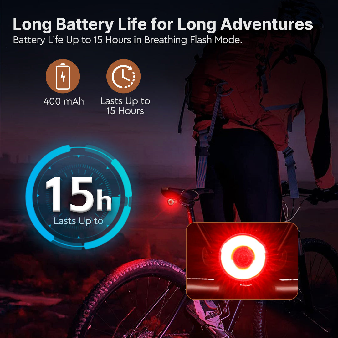 Smart Motion Sensing Bike Tail Light