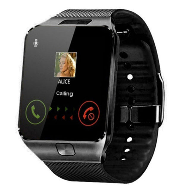 Smartwatch Support SIM Card Multiple Languages Touchscreen Bluetooth Sports Fitness Tracker Camera Wrist Smartphone Watch