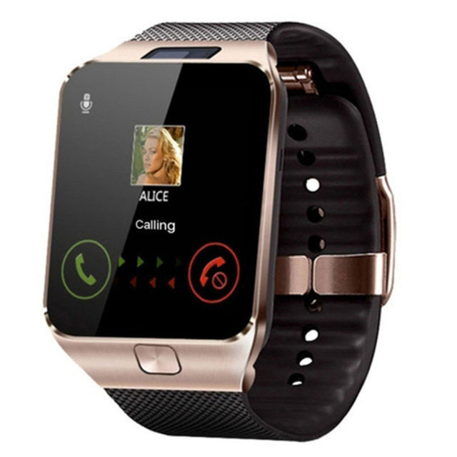 Smartwatch Support SIM Card Multiple Languages Touchscreen Bluetooth Sports Fitness Tracker Camera Wrist Smartphone Watch
