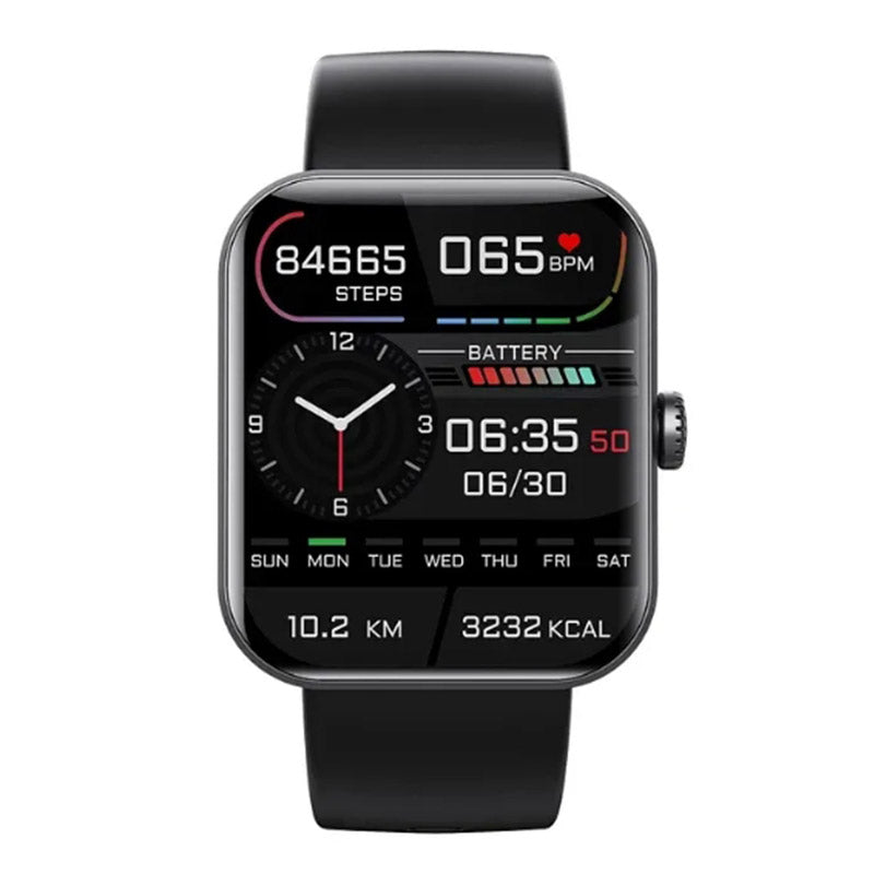 Smartwatch with Glucose, Heart Rate, and Blood Pressure Monitoring – Modern Design with 1.91 Touch Screen