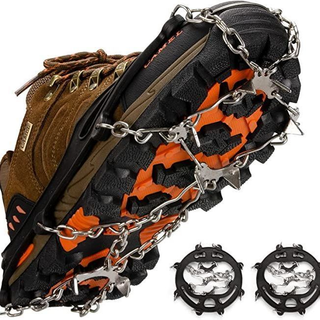 SnowChains: Slip-Resistant Shoe Snow Chain for Safe Walking in Winter