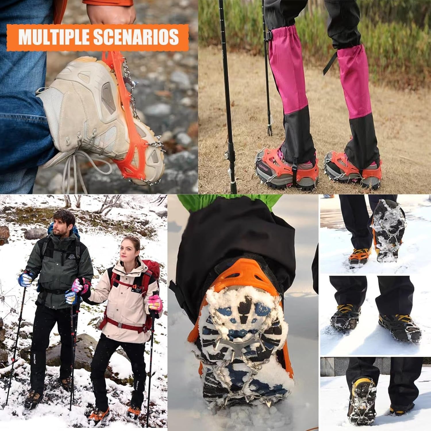 SnowChains: Slip-Resistant Shoe Snow Chain for Safe Walking in Winter