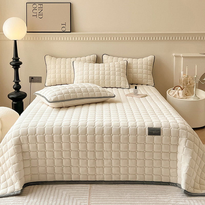 Soft Bedspread - Modern with Square Texture