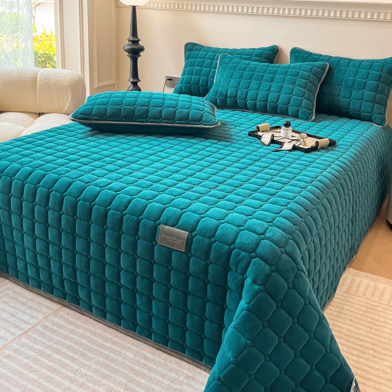 Soft Bedspread - Modern with Square Texture