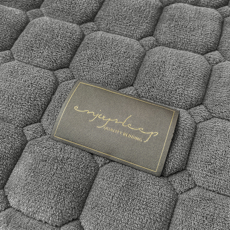 Soft Bedspread - Modern with Square Texture