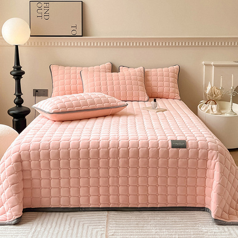 Soft Bedspread - Modern with Square Texture