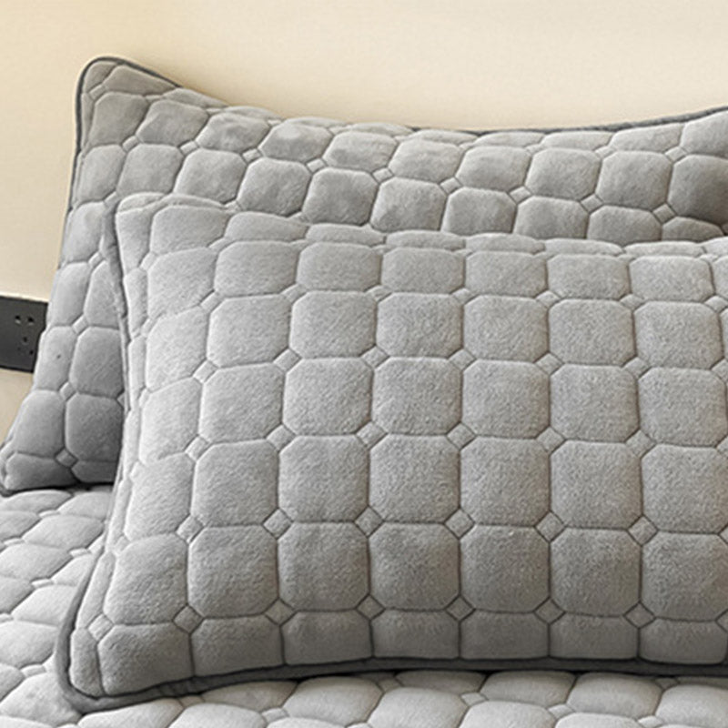 Soft Bedspread - Modern with Square Texture