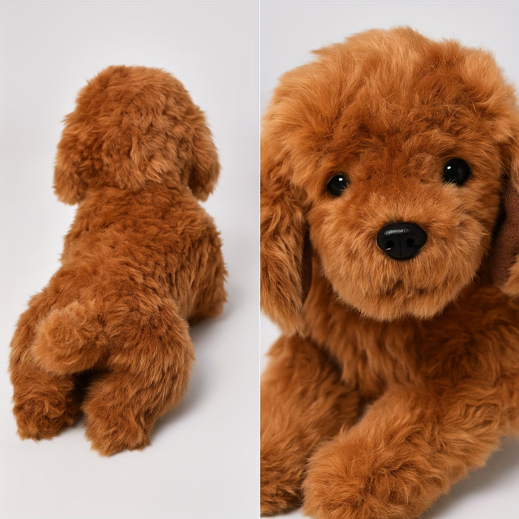 Soft Plush Dog Toy 40 cm with Realistic Appearance – Safe Polyester, Ideal for Children