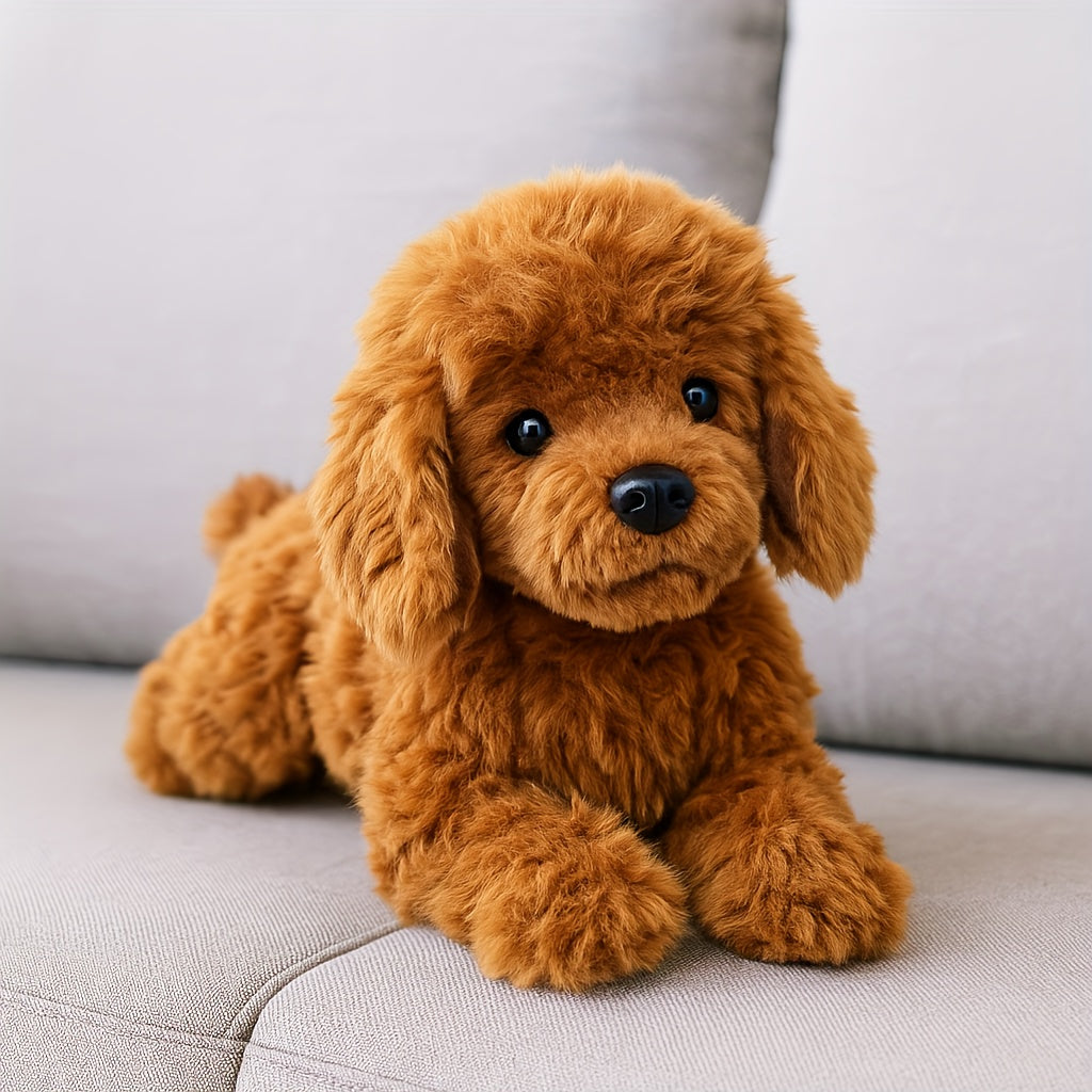 Soft Plush Dog Toy 40 cm with Realistic Appearance – Safe Polyester, Ideal for Children