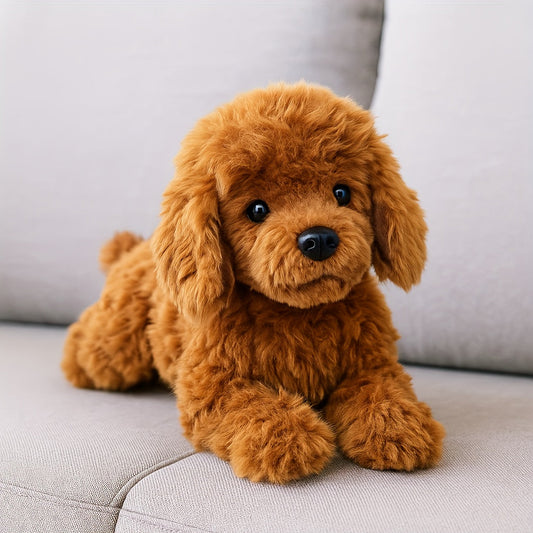 Soft Plush Dog Toy 40 cm with Realistic Appearance – Safe Polyester, Ideal for Children