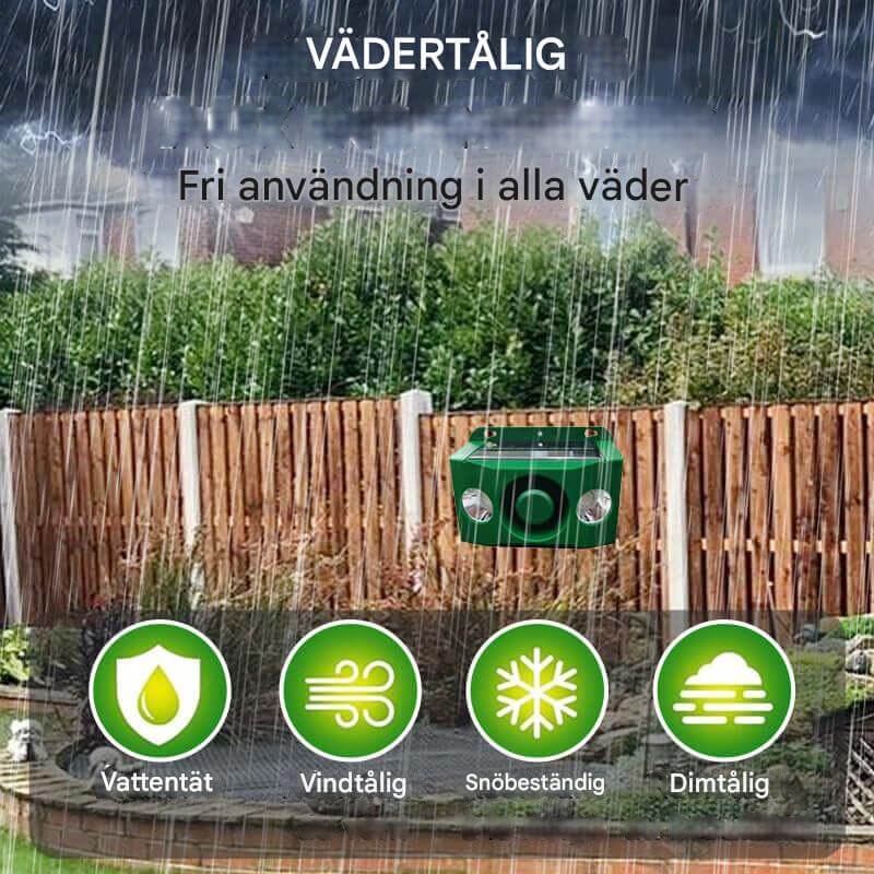 Solar-Powered Animal Repeller with High Volume