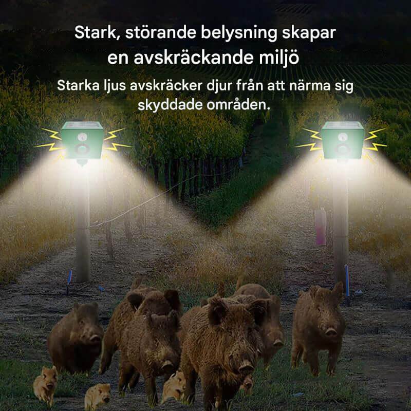 Solar-Powered Animal Repeller with High Volume