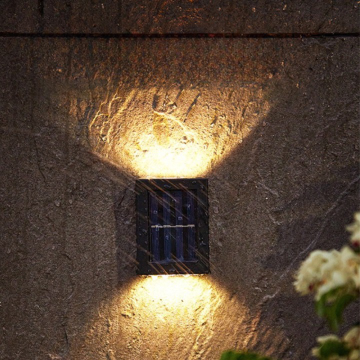 SolarGlow™ Luxe Solar Wall Lamps – Wireless, Stylish & Ready for Warm Evenings