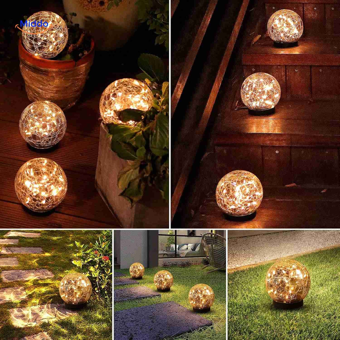 Solvion™ Lamp | Solar Lighting, Waterproof & Atmospheric for Every Garden