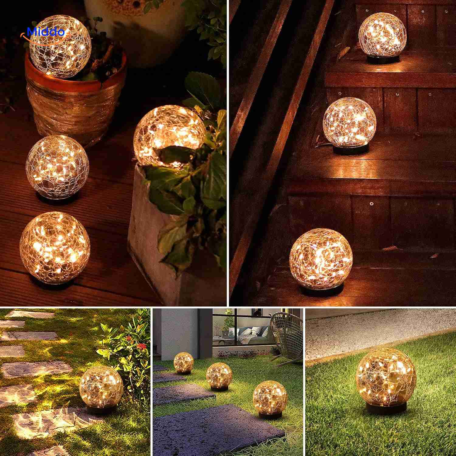 Solvion™ Lamp | Solar Lighting, Waterproof & Atmospheric for Every Garden