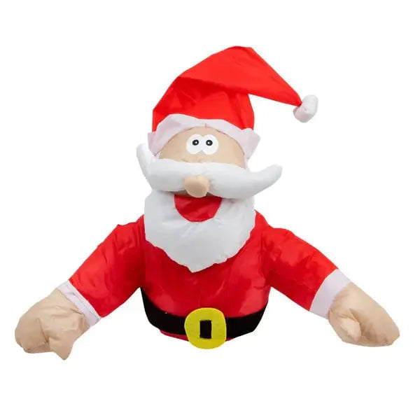 Sound-Activated Moving Window Santa Claus Christmas Figure
