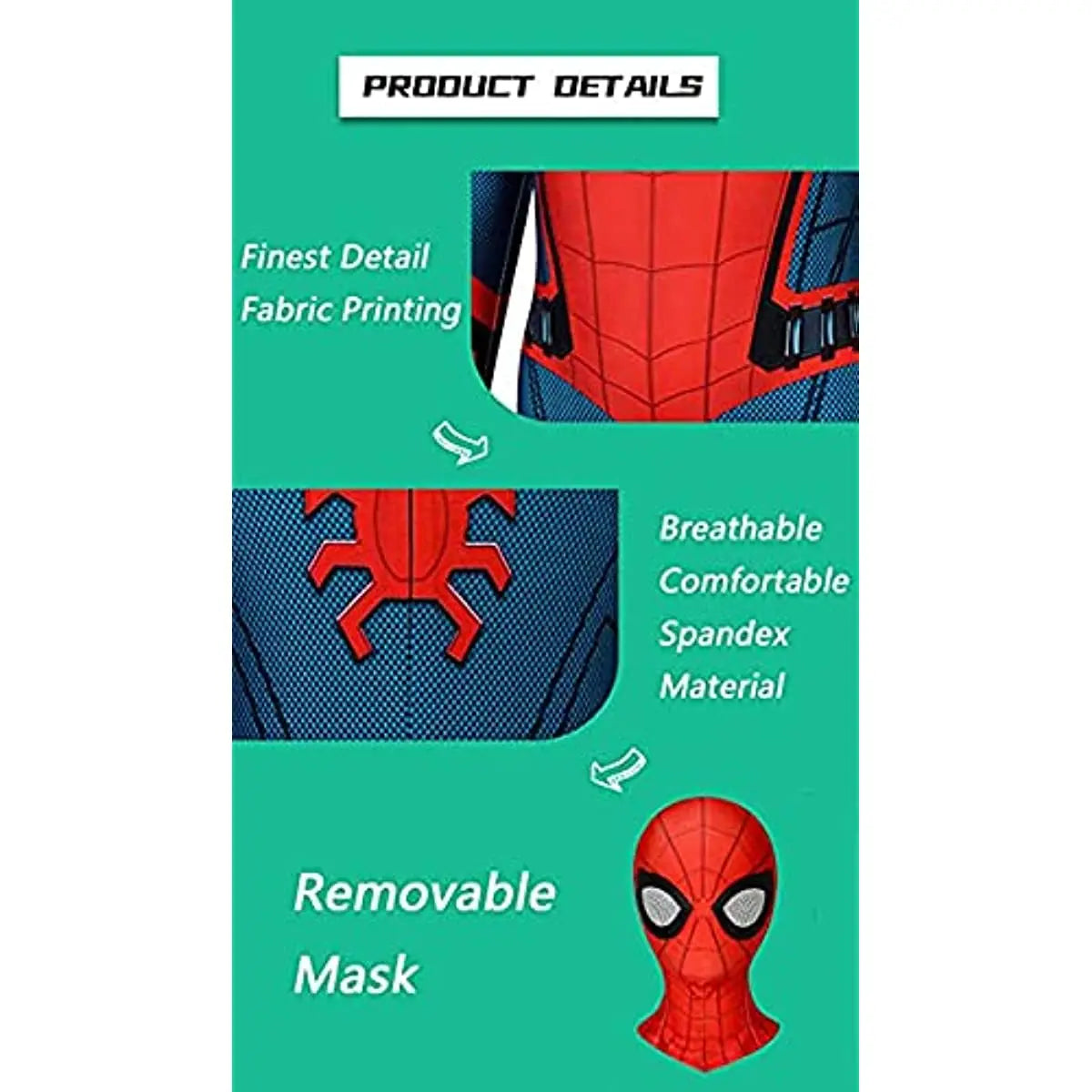 Spider-Man Kids Costume - Superhero Outfit