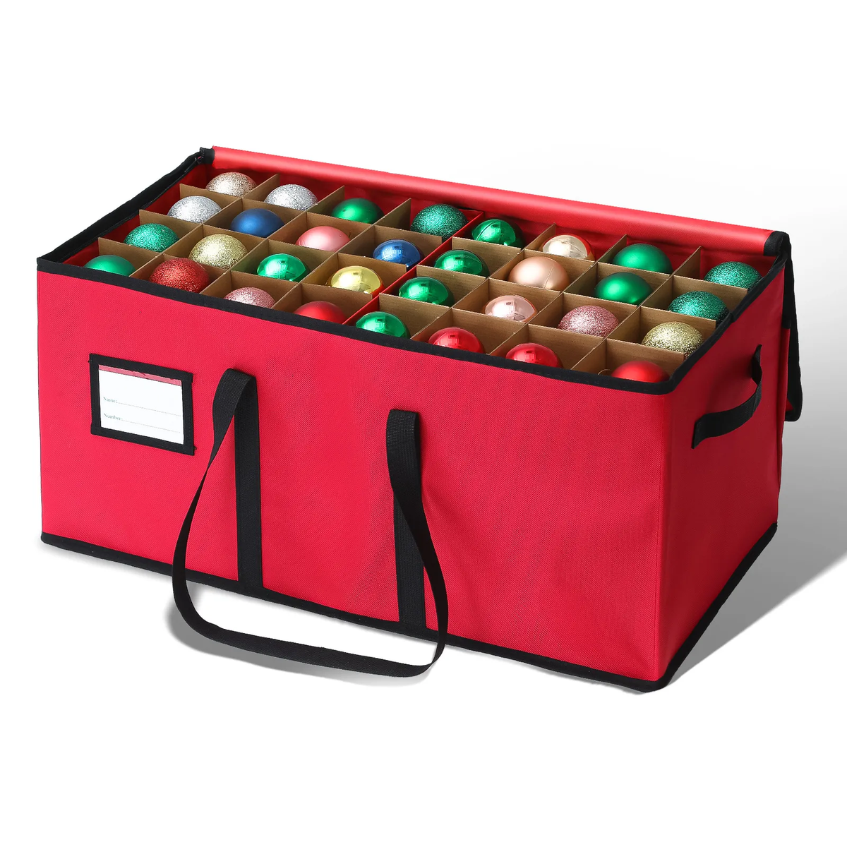 Stackable Ornament Storage Container - Holds 72 Baubles