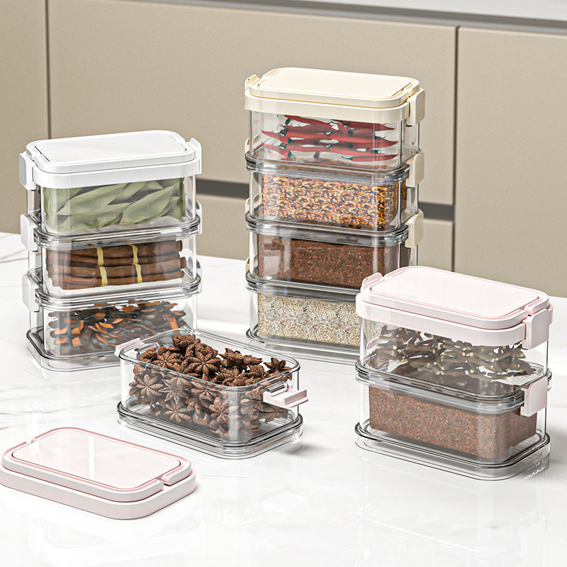 Stackable Spice Container with Handle