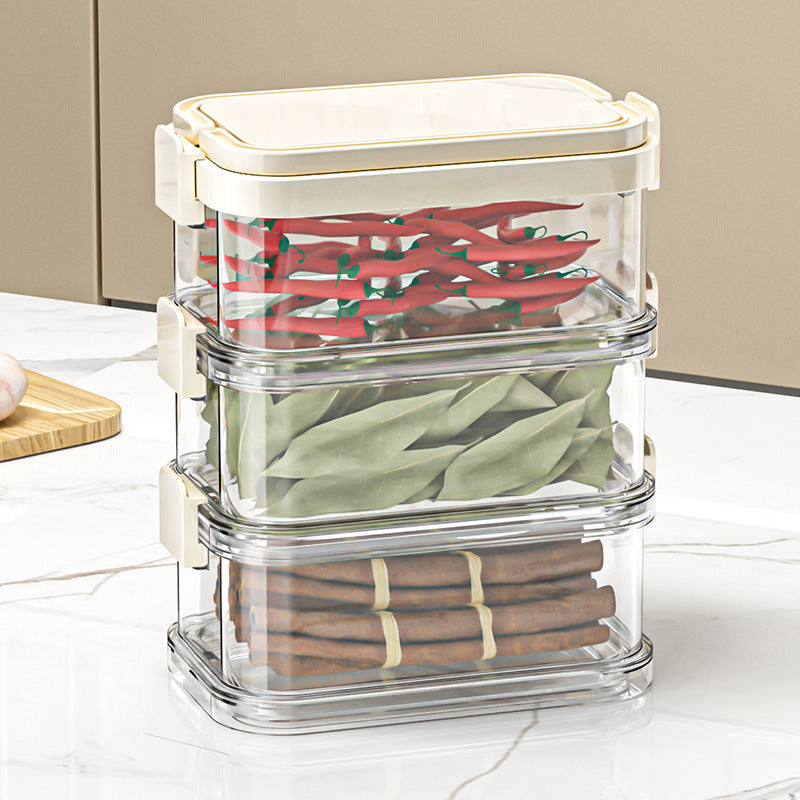 Stackable Spice Container with Handle