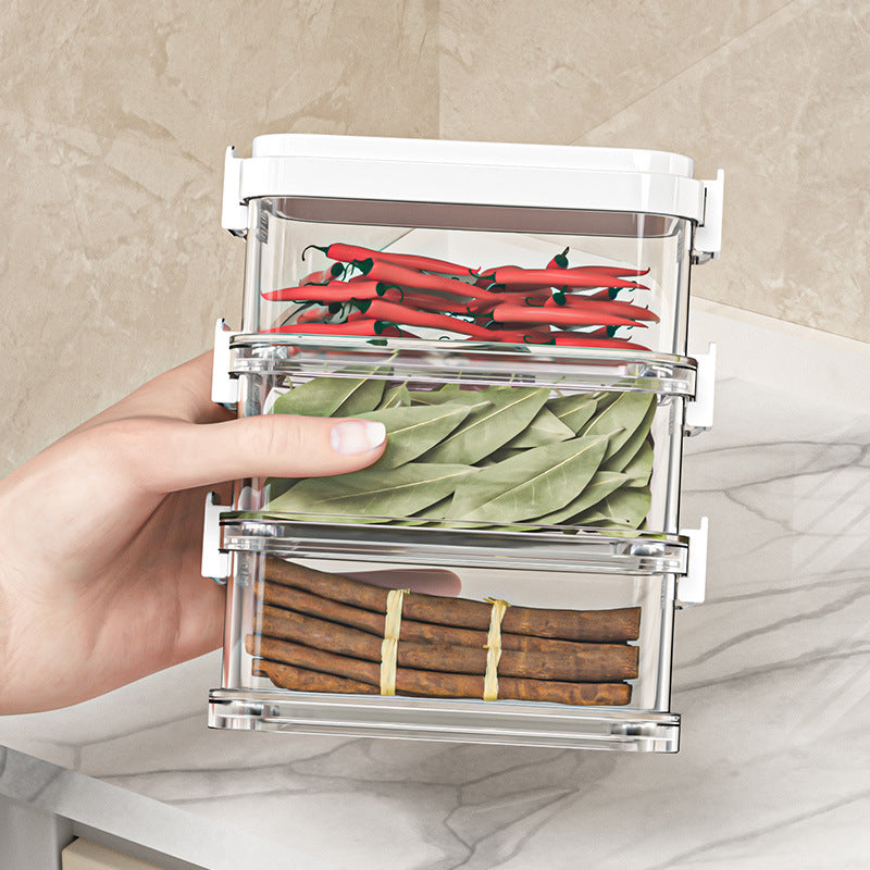 Stackable Spice Container with Handle