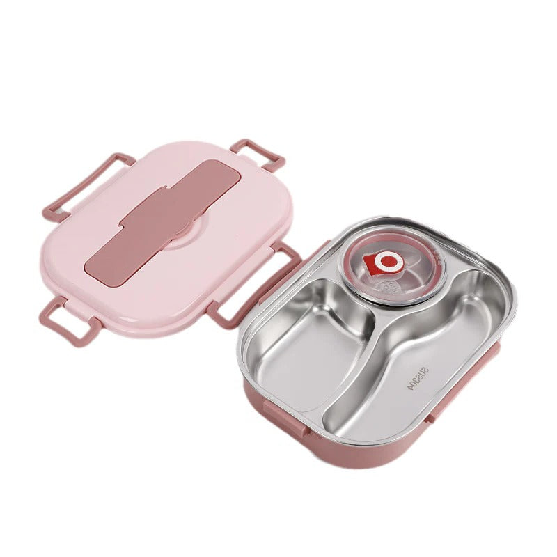 Stainless Steel 4-Compartment Thermal Lunch Box