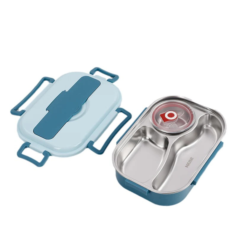 Stainless Steel 4-Compartment Thermal Lunch Box