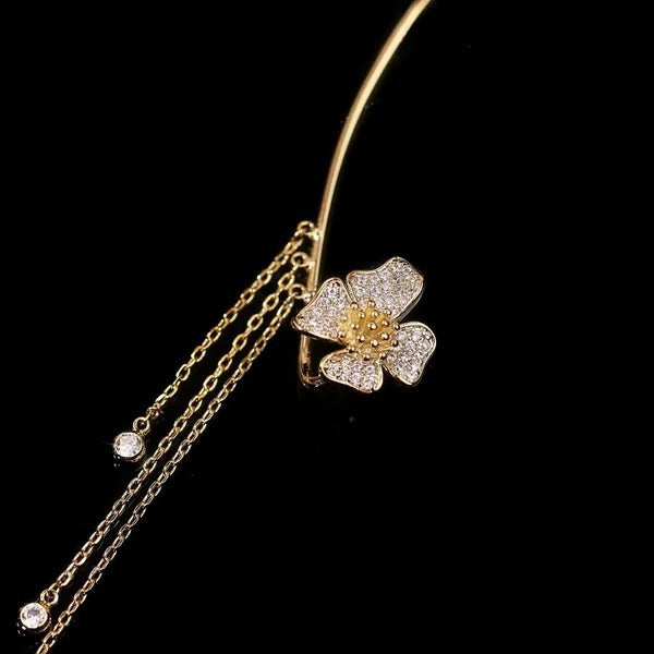 Statement Earrings | Butterfly Design | Sparkling Zirconia | Lumistra