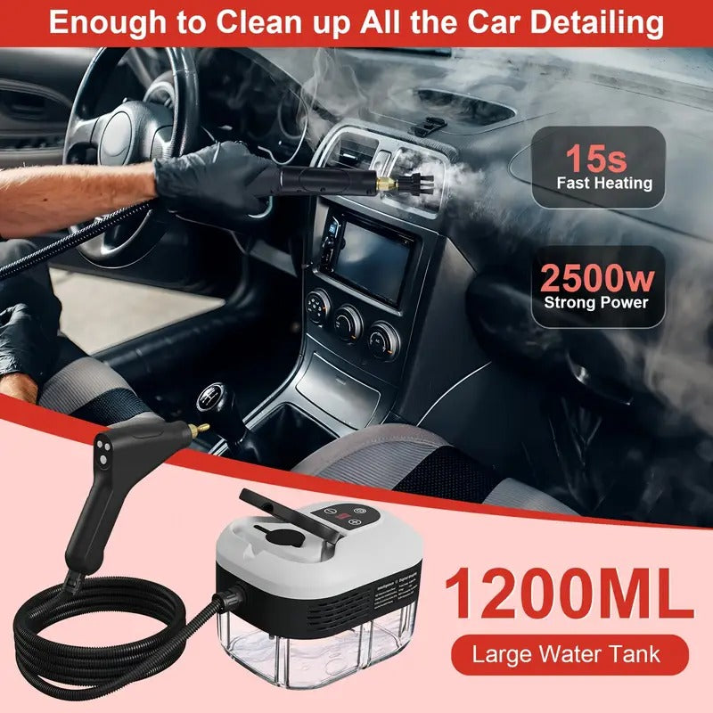 SteamForce | 2500W High-Pressure Steam Cleaner with Gloves