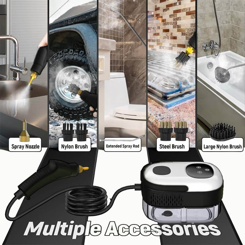 SteamForce | 2500W High-Pressure Steam Cleaner with Gloves