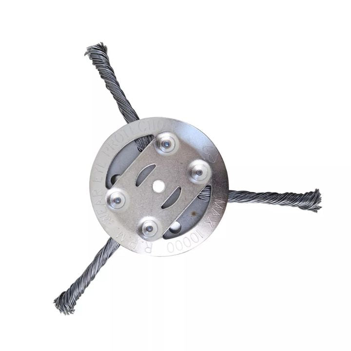 Steel Brush Lawn Trimmer Head | Efficient Against Weeds