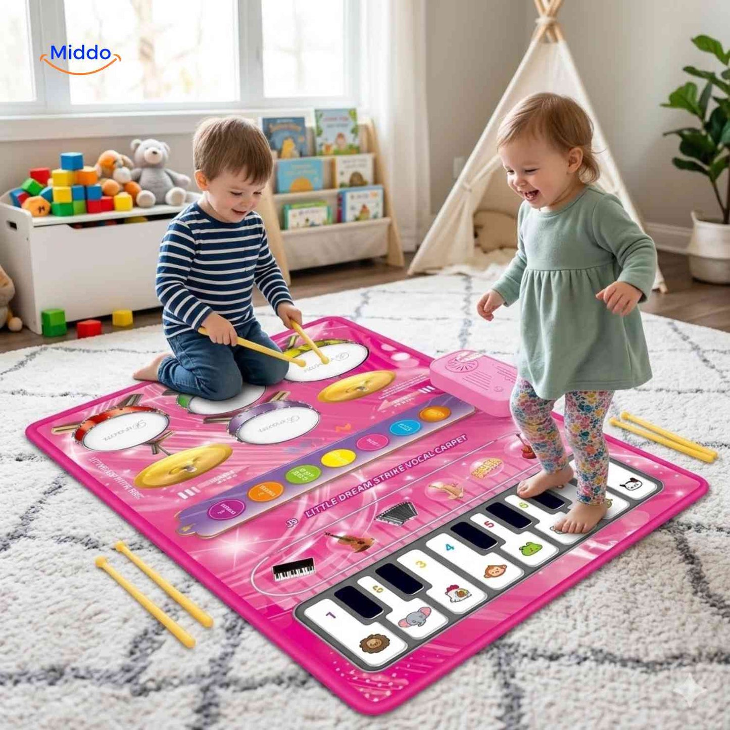 StepTune™ Dance Mat | Music Game, Sensory Learning, and Active Play