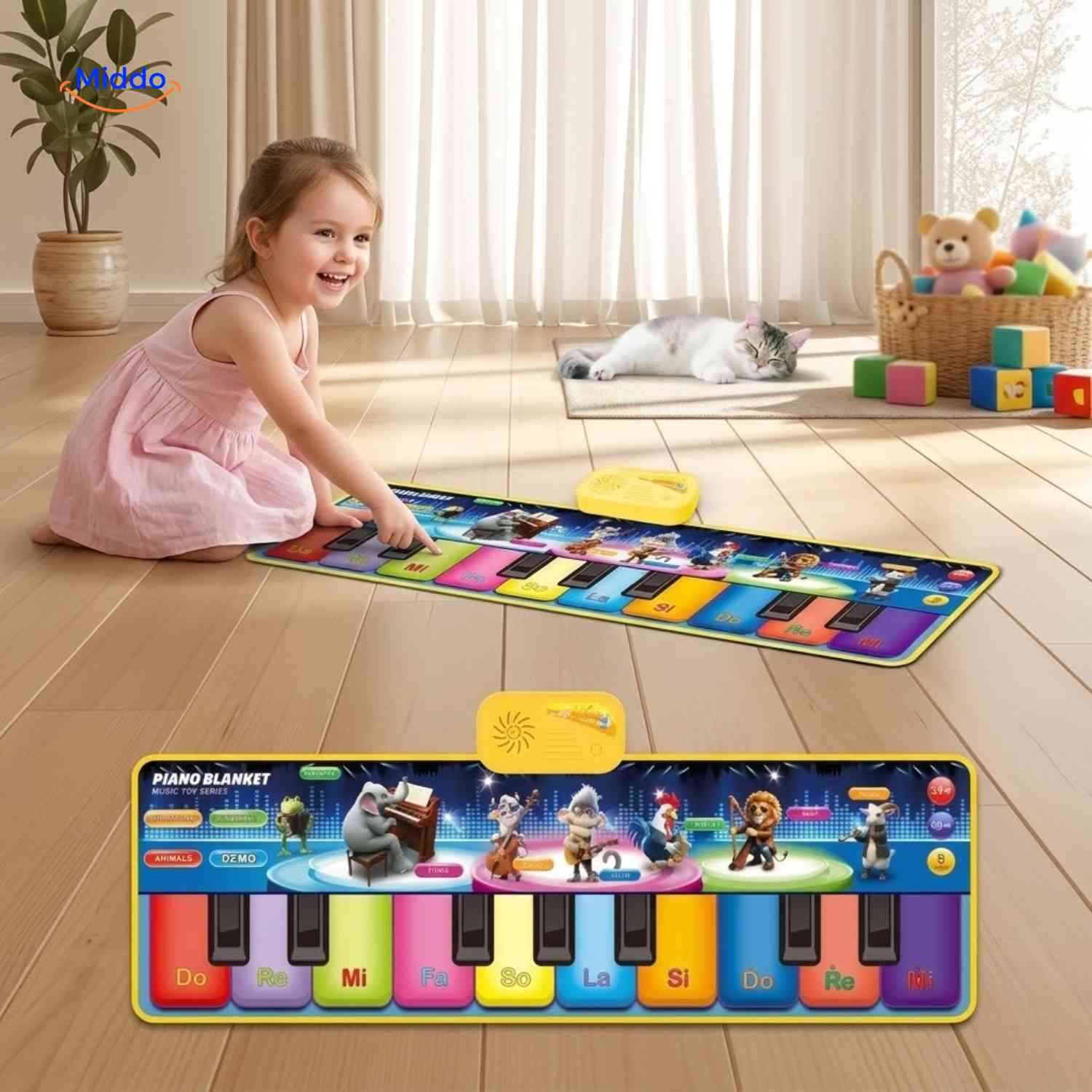 StepTune™ Dance Mat | Music Game, Sensory Learning, and Active Play