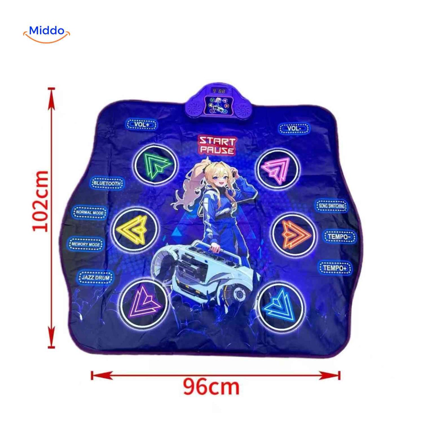 StepTune™ Dance Mat | Music Game, Sensory Learning, and Active Play