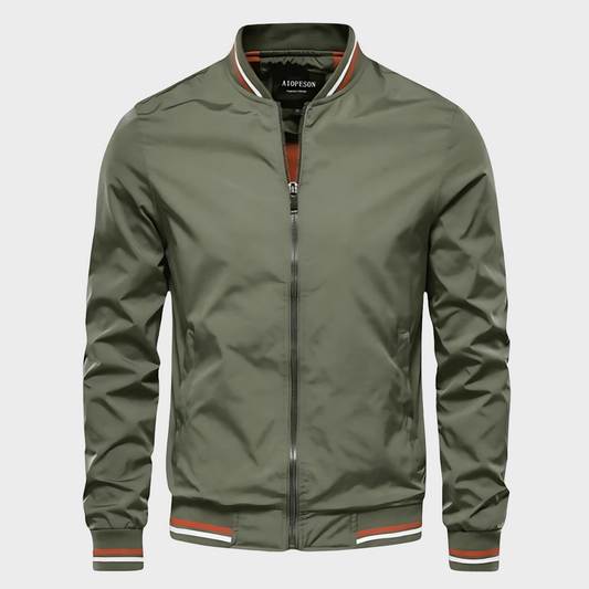 Image of Steven | Men's Zip-Up Bomber Jacket