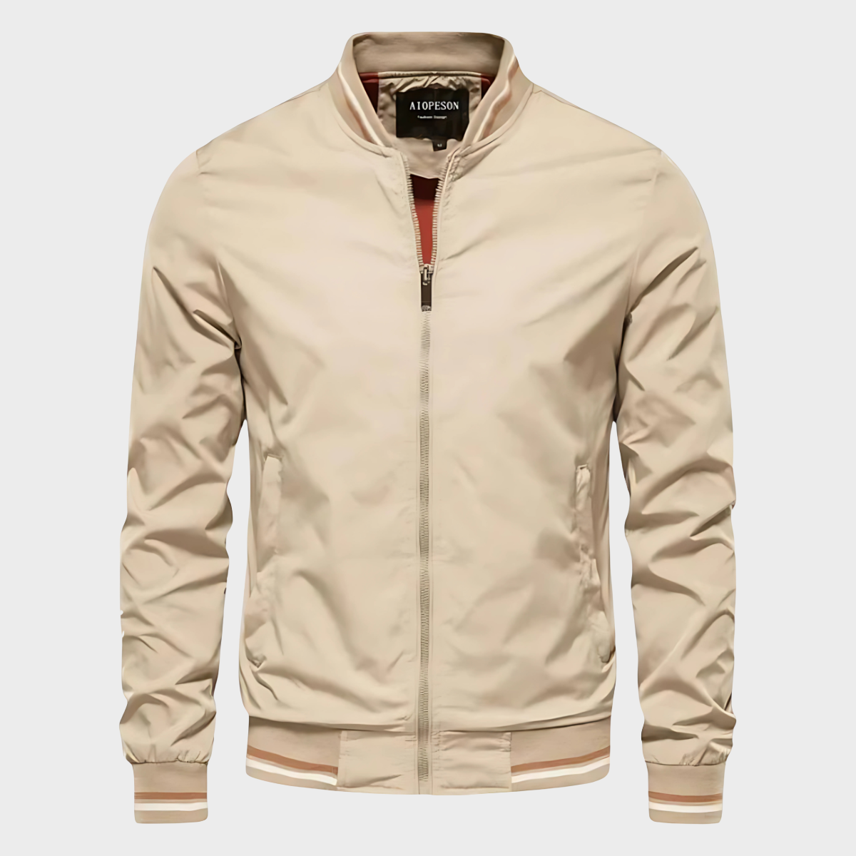 Image of Steven | Men's Zip-Up Bomber Jacket
