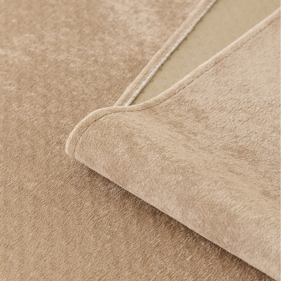 Stretch Fitted Reversible Sofa Slipcover with Non-Slip Backing and Plush Microfleece