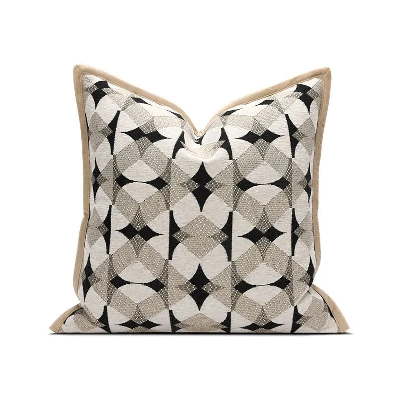 Stylish Cushion Cover with Delicate Pattern – Soft Fabric for Ultimate Comfort