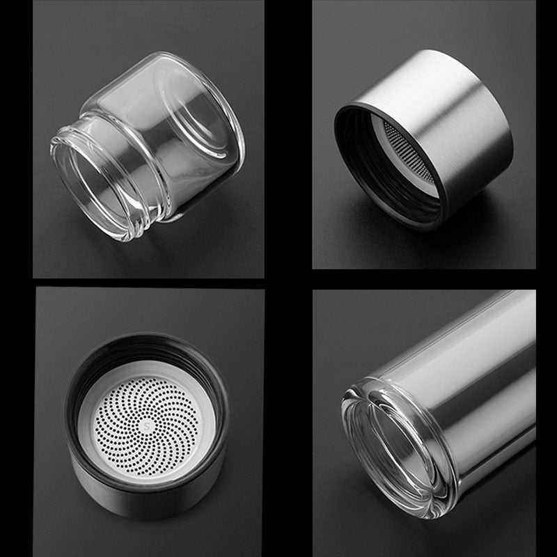 Stylish Tea Thermos – Vacuum Insulation with Antibacterial Filtration.