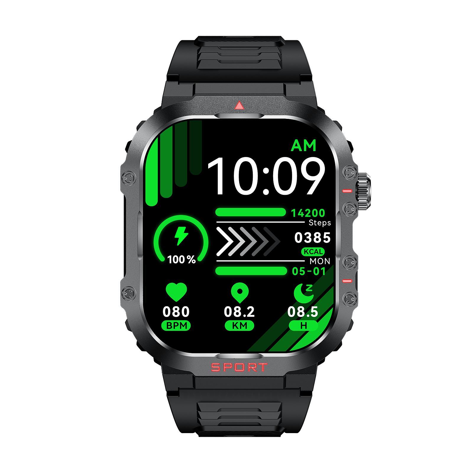 Sugar PRO 5 | Smart Glucose Monitoring Watch – Track Blood Sugar, Heart Rate & Fitness