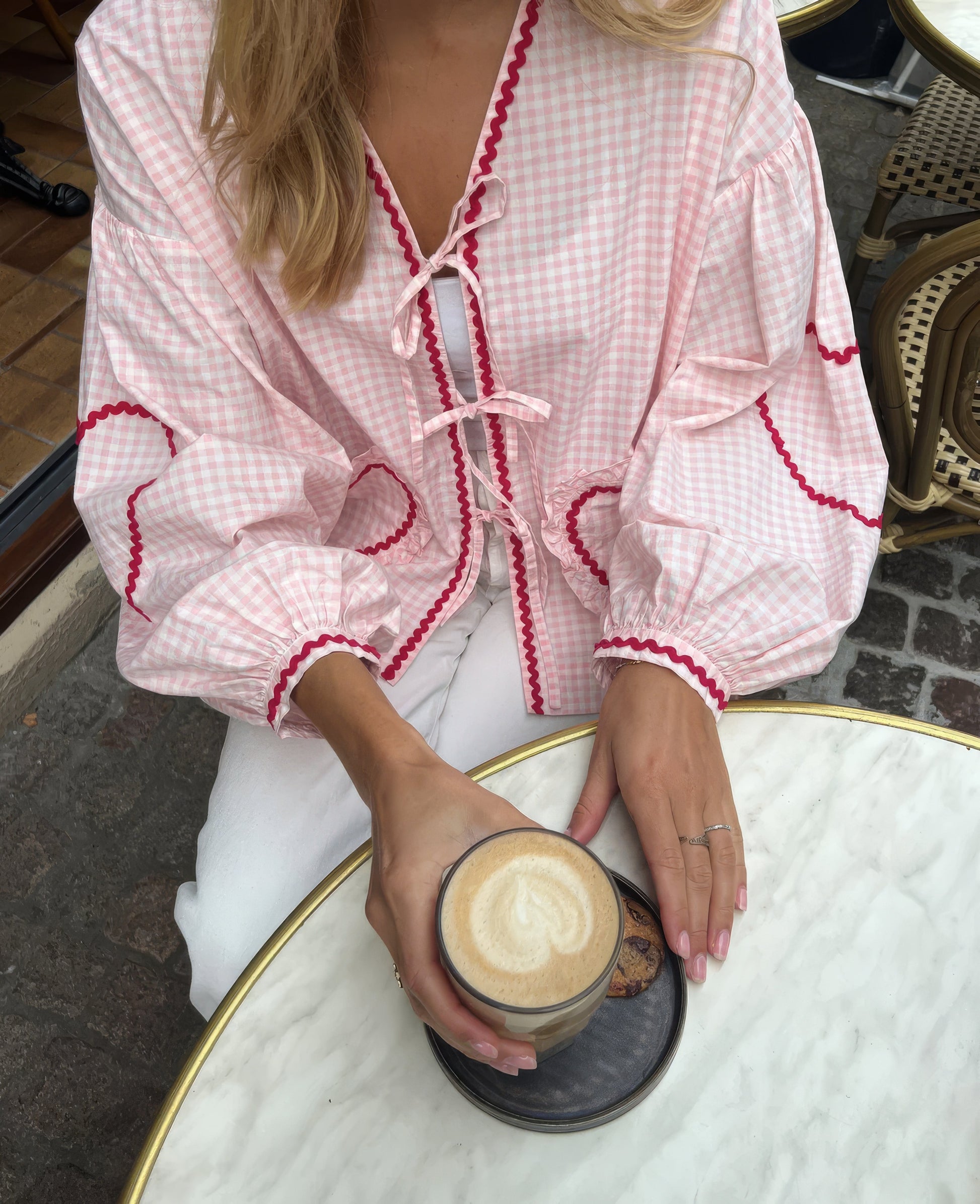 Image of Susan | Women's Tie-Front Blouse
