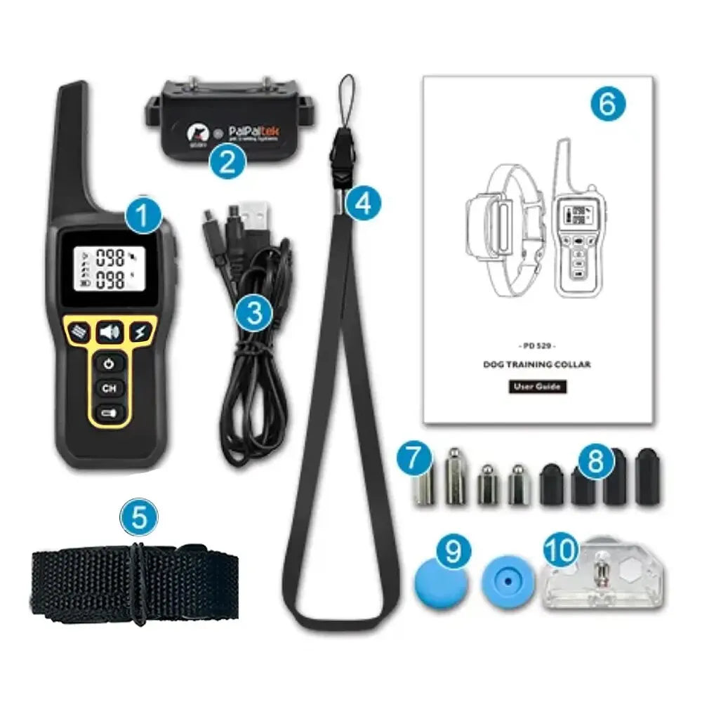 SusanSmith | 1000m Waterproof Dog Training Collar | Rechargeable, Remote Control & Adjustable for Small, Medium, and Large Dogs