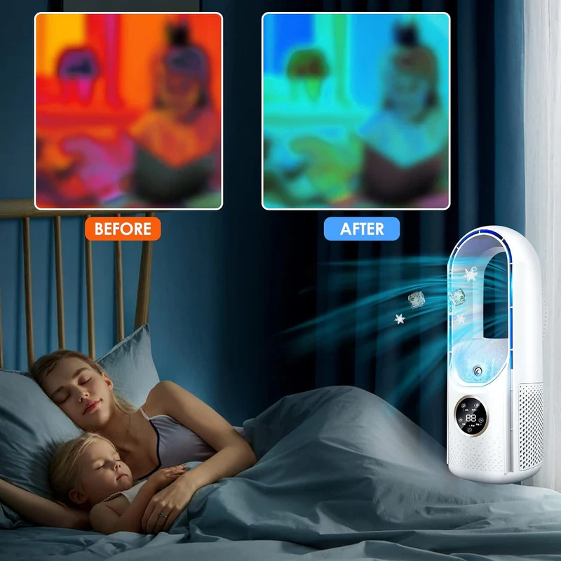 SusanSmith | 2025 Blade-Free Silent Portable Air Conditioner Humidifier for Home and Office