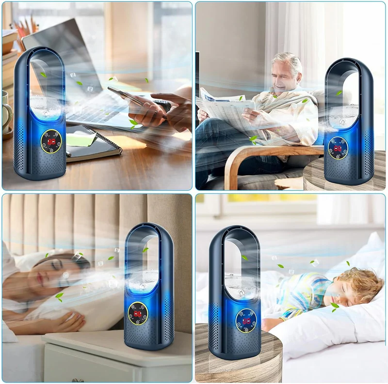 SusanSmith | 2025 Blade-Free Silent Portable Air Conditioner Humidifier for Home and Office