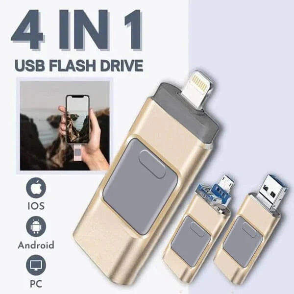 SusanSmith | 4-in-1 USB Stick | High-Speed Data Storage with Multiple Connections