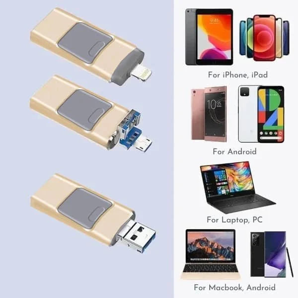 SusanSmith | 4-in-1 USB Stick | High-Speed Data Storage with Multiple Connections