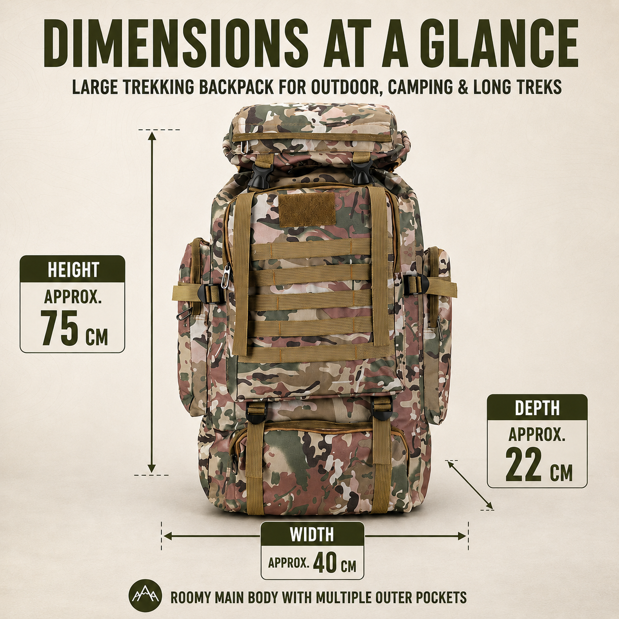 SusanSmith | 80 Liter Trekking Backpack