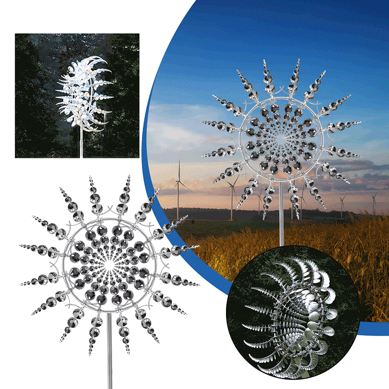 SusanSmith | Anti-Rust Kinetic Metal Wind Spinner Windmill for Outdoor Garden Decor & Landscaping
