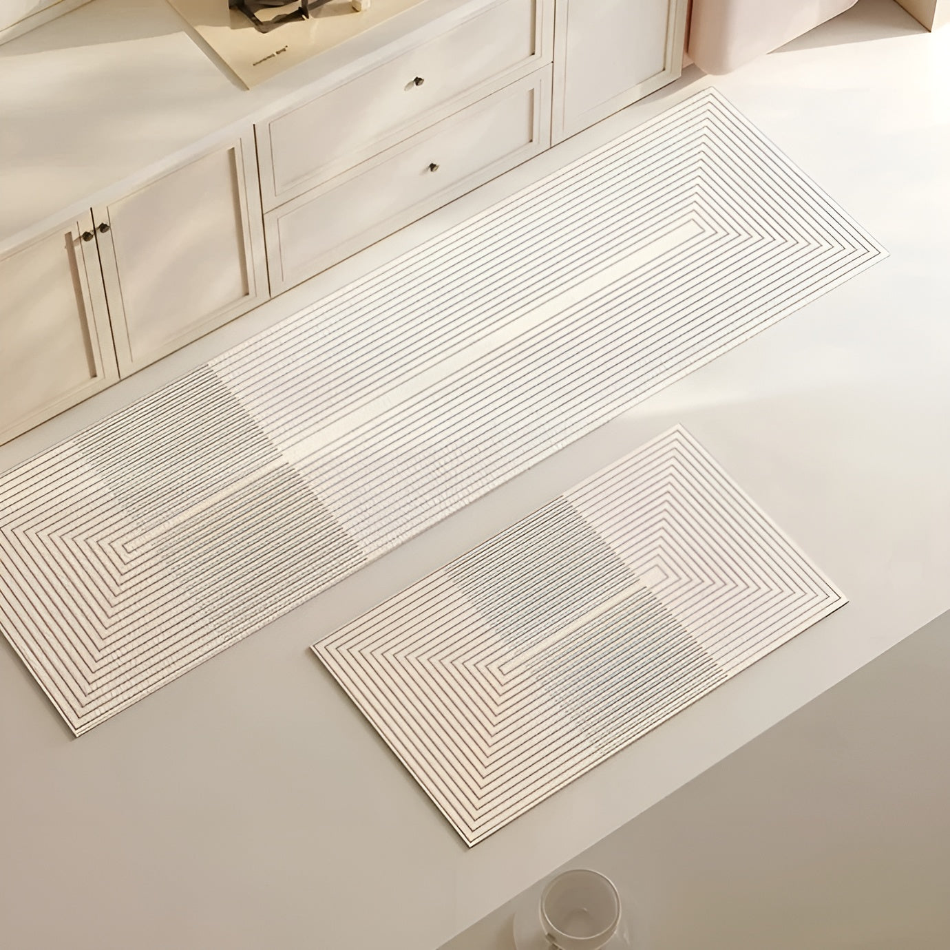 SusanSmith | AquaStone Diatomite Bath Mat – Ultra Absorbent, Non-Slip & Soft