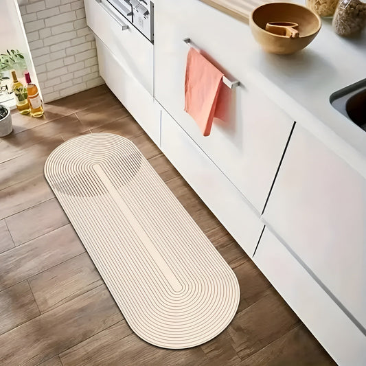 SusanSmith | AquaStone Diatomite Bath Mat – Ultra Absorbent, Non-Slip & Soft